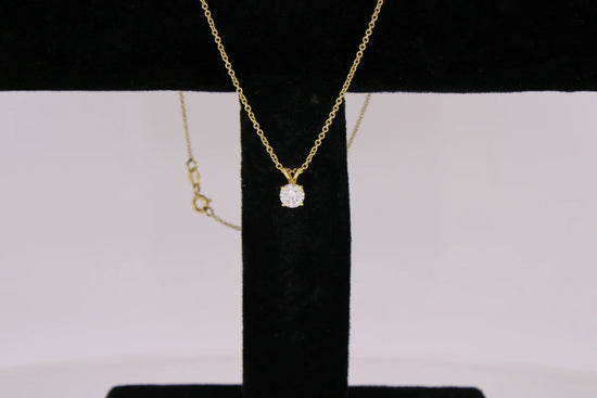 Edle Goldkette 750 – 5,7 g – 18 Karat – Mit 0,55 ct E-Diamant – 41 cm – Mit Zertifikat