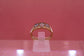 Eleganter Goldring 585 – 5,1 g – 14 Karat – Mit 0,51 ct & 0,05 ct E-Diamanten – Größe 54