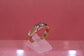 Eleganter Goldring 585 – 5,1 g – 14 Karat – Mit 0,51 ct & 0,05 ct E-Diamanten – Größe 54